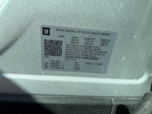 Used 2021 Chevrolet Equinox LT image 18