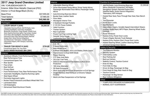 Used 2017 Jeep Grand Cherokee Limited w/ Luxury Group II image 32