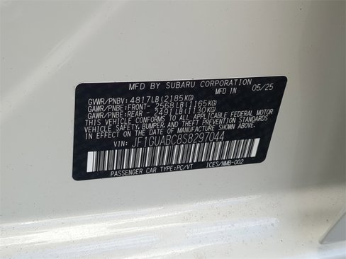 New 2025 Subaru Impreza 2.0i image 29
