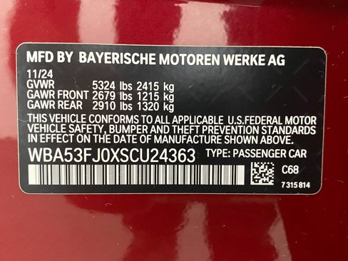 Certified 2025 BMW 530i xDrive w/ M Sport Package image 35