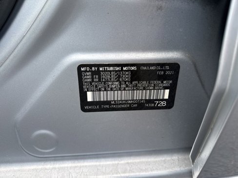 Used 2021 Mitsubishi Mirage ES image 11