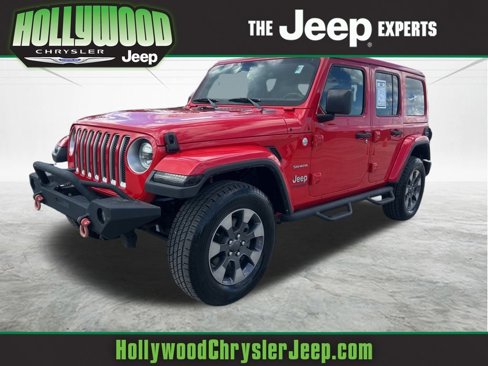 Used 2018 Jeep Wrangler Unlimited Sahara image 1