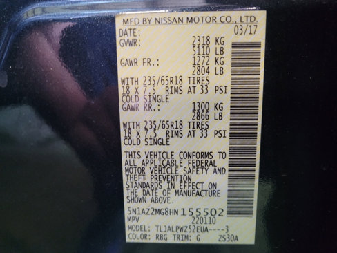 Used 2017 Nissan Murano S image 33