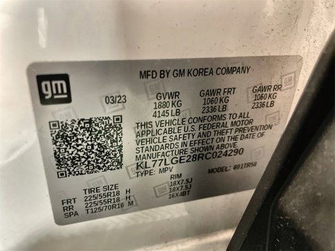 Certified 2024 Chevrolet Trax RS w/ Driver Confidence Package image 30
