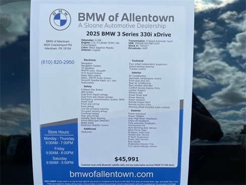 Certified 2025 BMW 330i xDrive Sedan w/ M Sport Package image 18
