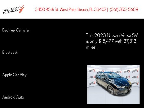 Used 2023 Nissan Versa SV image 27