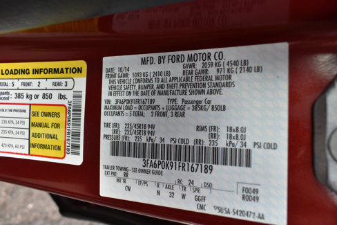 Used 2015 Ford Fusion Titanium image 46