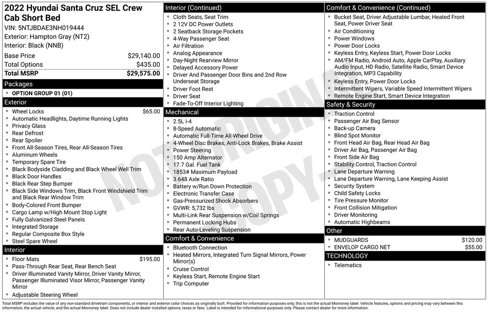 Used 2022 Hyundai Santa Cruz SEL image 26