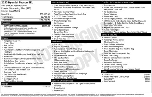 Used 2023 Hyundai Tucson SEL w/ Convenience Package image 33