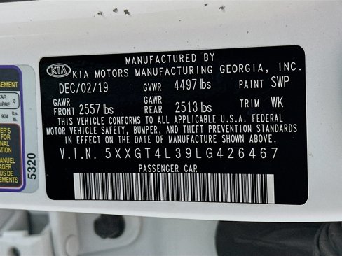 Certified 2020 Kia Optima SE image 30