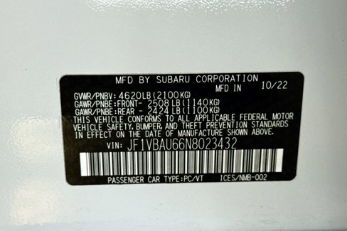 Used 2022 Subaru WRX GT image 31