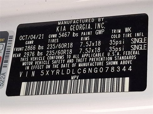 Used 2022 Kia Sorento S w/ Panoramic Sunroof Package image 26
