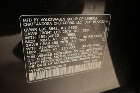 Used 2022 Volkswagen Atlas Cross Sport SE image 29