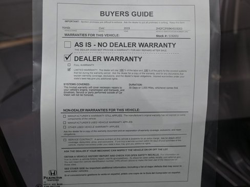 Used 2019 Honda Civic LX image 29