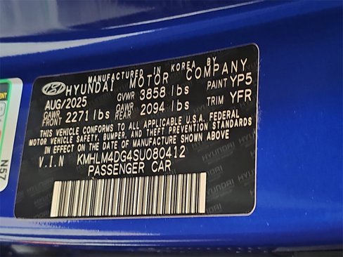 New 2025 Hyundai Elantra Sport image 33