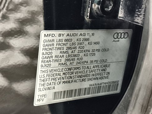 Used 2017 Audi Q7 3.0T Prestige image 29