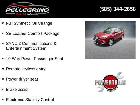 Used 2017 Ford Escape SE w/ SE Leather Comfort Package image 4