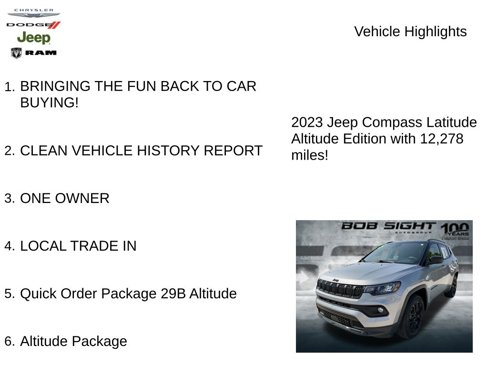 Used 2023 Jeep Compass Altitude image 2