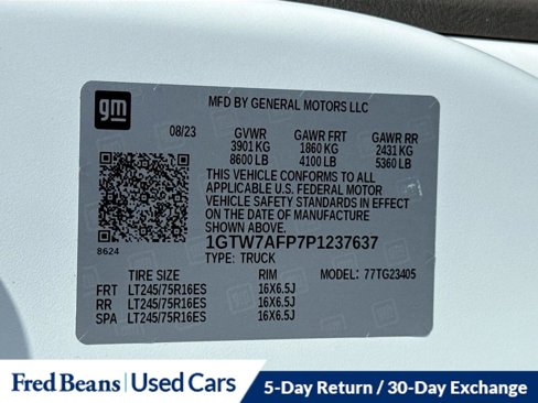 Certified 2023 GMC Savana 2500 w/ Driver Convenience Package image 23