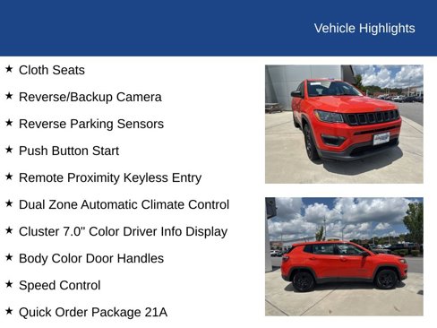 Used 2019 Jeep Compass Sport w/ Tech Group image 24