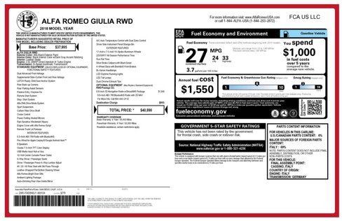 Used 2018 Alfa Romeo Giulia image 3