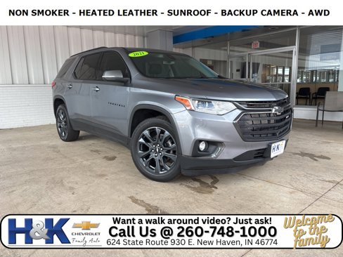 Used 2021 Chevrolet Traverse RS image 1