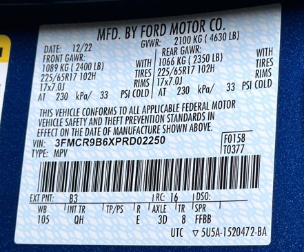 Certified 2023 Ford Bronco Sport Big Bend image 54