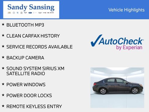 Used 2011 Subaru Legacy 2.5i image 6
