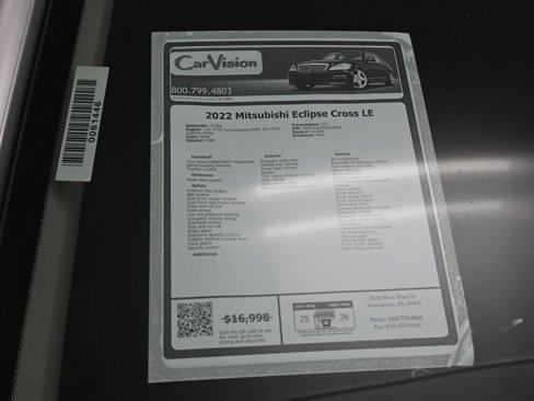 Used 2022 Mitsubishi Eclipse Cross LE image 32