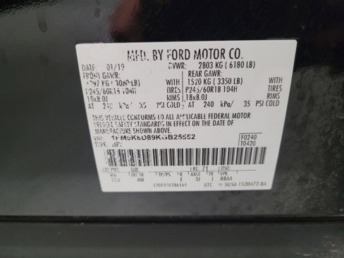 Used 2019 Ford Explorer XLT w/ Equipment Group 201A image 33