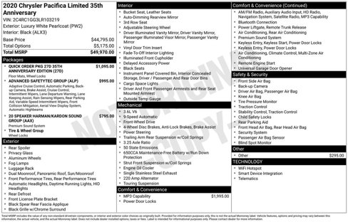 Used 2020 Chrysler Pacifica Limited image 25