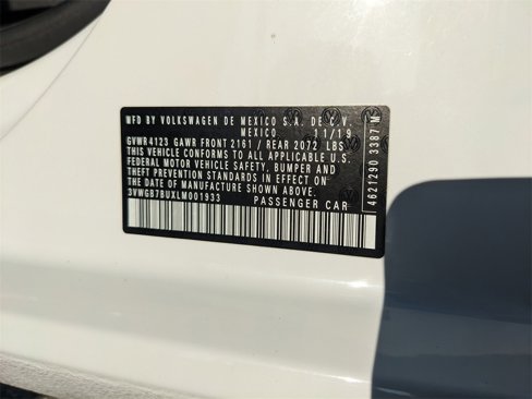 Certified 2020 Volkswagen Jetta SEL Premium image 38