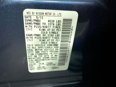 Used 2012 Nissan Rogue SV image 34