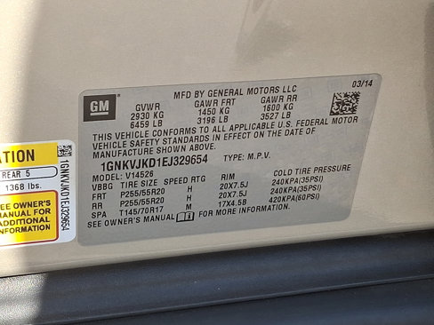 Used 2014 Chevrolet Traverse LTZ image 27