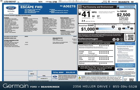 Used 2021 Ford Escape Titanium image 32