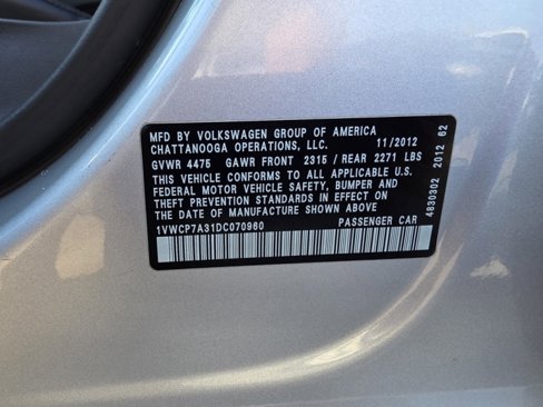 Used 2013 Volkswagen Passat 2.5 SEL Premium image 20