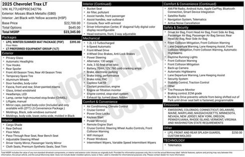 New 2025 Chevrolet Trax LT image 4