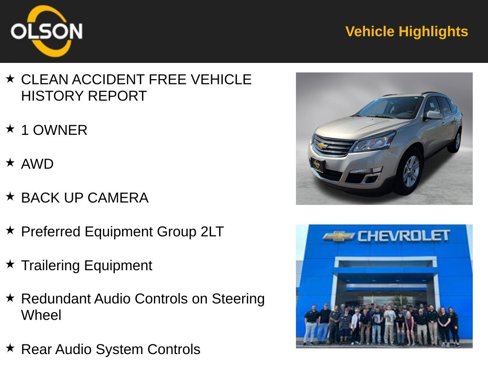 Used 2014 Chevrolet Traverse LT image 2