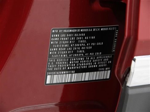 Used 2021 Volkswagen Tiguan SE w/ 3rd Row Seat Package image 23