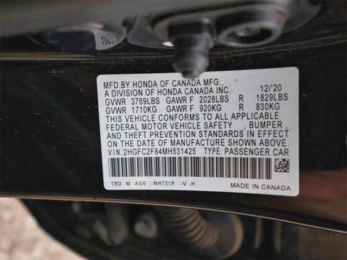Used 2021 Honda Civic Sport image 25