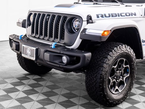 Used 2021 Jeep Wrangler Unlimited Rubicon 4xe w/ Steel Bumper Group image 38
