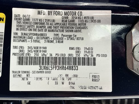 Used 2017 Lincoln MKZ Reserve w/ Technology Package image 14