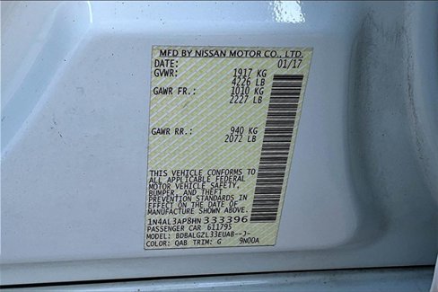 Used 2017 Nissan Altima 2.5 S w/ Power Driver Seat Package image 29