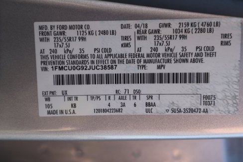 Certified 2018 Ford Escape SE image 35