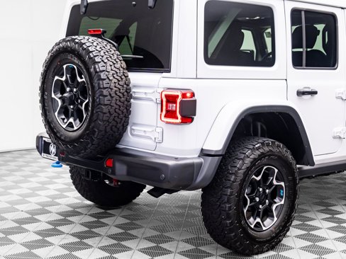 Used 2021 Jeep Wrangler Unlimited Rubicon 4xe w/ Steel Bumper Group image 34
