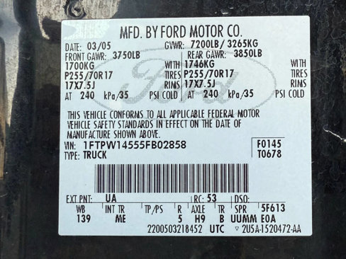 Used 2005 Ford F150 XLT image 18