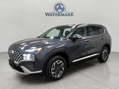 Used 2022 Hyundai Santa Fe Blue image 1