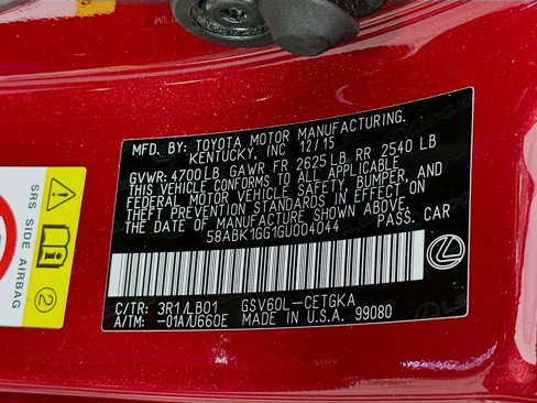 Used 2016 Lexus ES 350 image 36