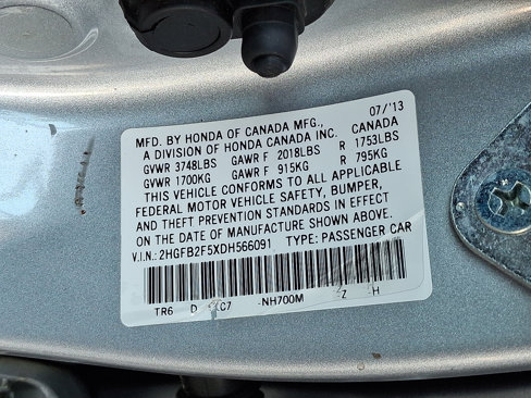 Used 2013 Honda Civic LX image 27