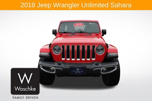 Used 2018 Jeep Wrangler Unlimited Sahara image 2